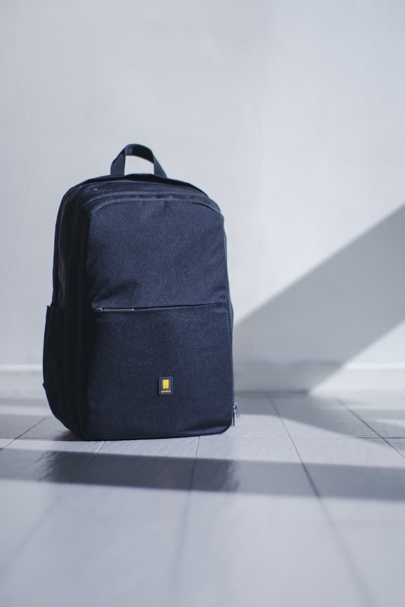Luggage packed for a business trip